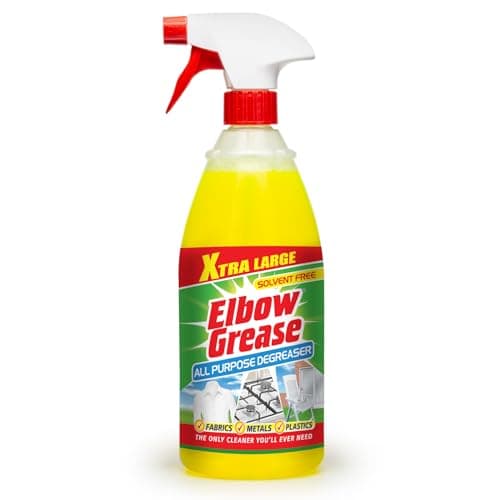 Image of Elbow Grease All Purpose Degreaser Spray – Extra Large (1 Litre) | Removes Grease & Oil from Kitchens & Bathroom Surfaces, Outdoor, Vehicles & Fabrics