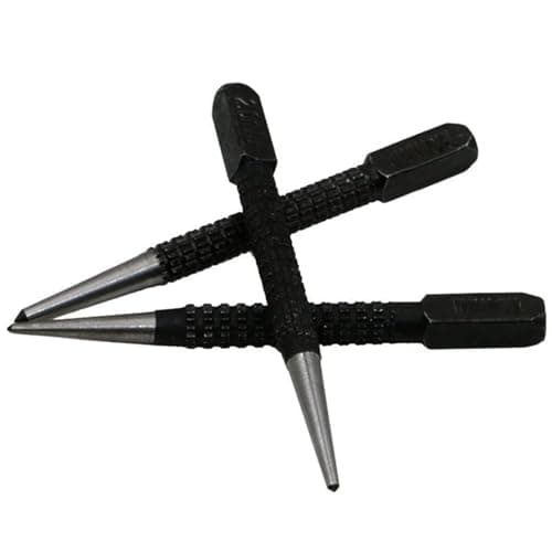 Image of 3Pcs Centre Punch Set, Nail Punch, Positioning Punch Set Drilling Holes for Breaker Puncher, 1/16", 5/64'', 1/9"(1.5mm-3.0mm)