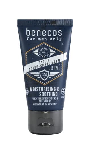 Image of Benecos Natural Cosmetics - Face & Aftershave Balm 2in1 - vegan - 50 ml