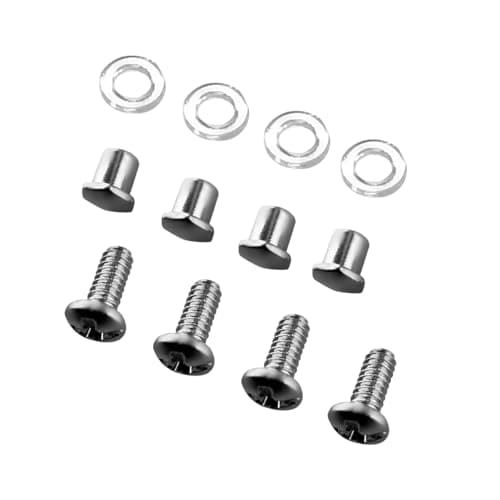 Image of Hicycle2 Replacement Screws for Prada Eyeglasses Sunglasses to Mount Lenses (Silver)