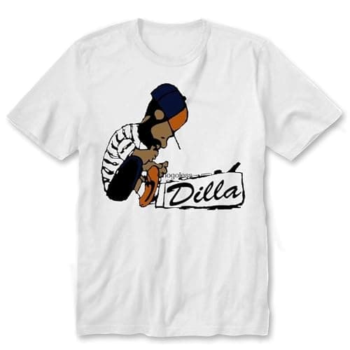 Image of J-Dilla-Today-in-Hip-Hop-History-w-DMN-T-Shirt-Hoodie-White White M