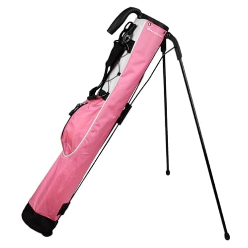 Image of Orlimar Pitch 'n Putt Golf Lightweight Stand Carry Golf Club Bag for Women, Rose Pink