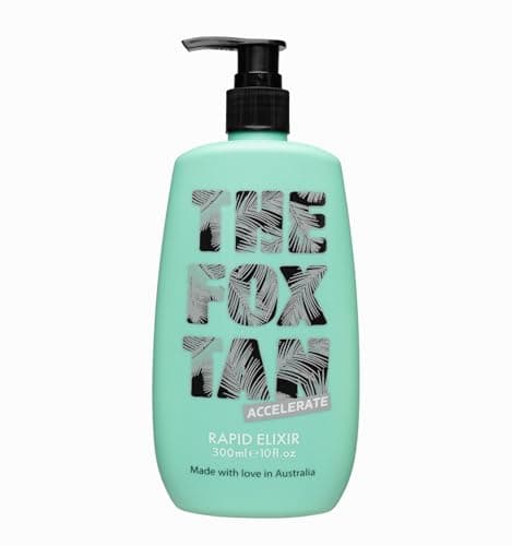 Image of The Fox Tan Rapid Tanning Elixir, Natural Tanning Accelerator Lotion For Darker & Faster Tans, Creates Flawless Tan Skin, Vegan & Cruelty-Free, 300ml