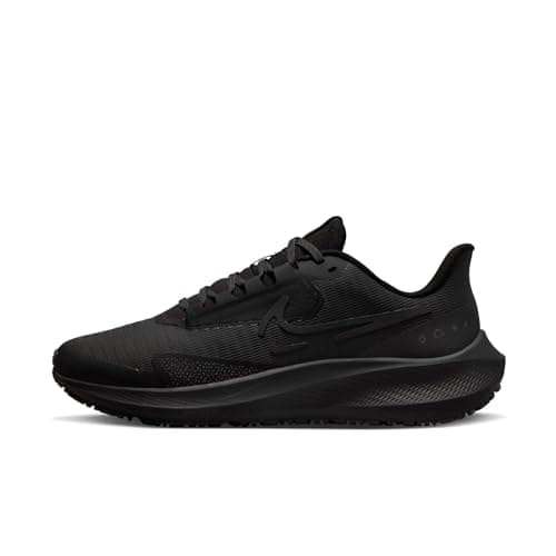 Image of NIKE DO7626-001 Air Zoom Pegasus 39 Shield Sneaker Adult Black/Black-Off Noir-DK Smoke Grey 5.5