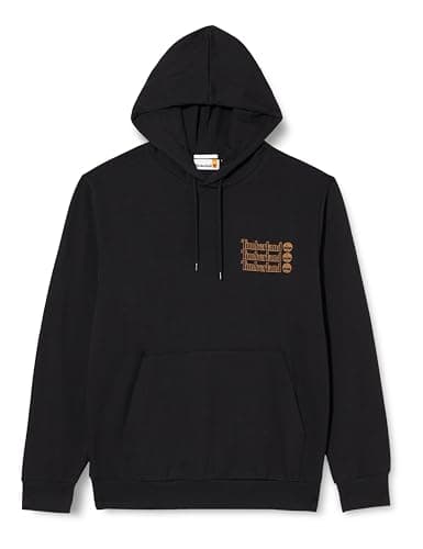 Image of Timberland Men's Hoodie 2 Tier 3 Sweatshirt, Black, XXL