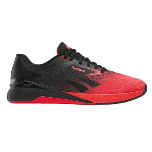 Image of Reebok Unisex Nano X5 Trainers, Black Energy Red, 8.5 UK