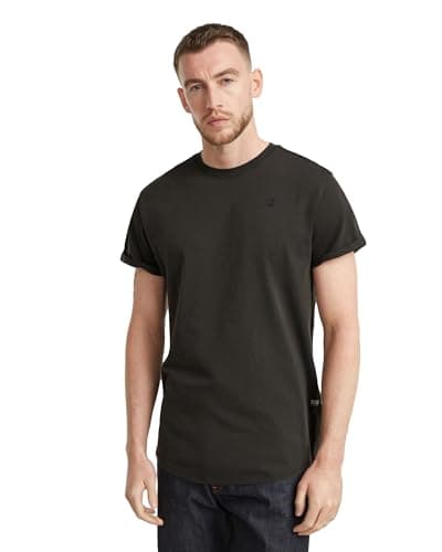 Image of G-STAR Men's Lash T-Shirt, Grey (asfalt D16396-B353-995), S
