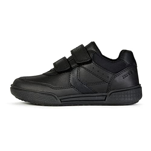 Image of Geox Boy's J Poseido Boy Sneakers, Black, 2.5 UK Child