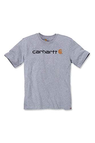 Image of Carhartt Core Logo T-Shirt S/S - T-Shirt, Hellgrau, XS