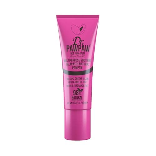 Image of Dr.PAWPAW Hot Pink Tinted Balm, Multi-Purpose Natural No Fragrance, for Hydrating Lips, Skin, Hair, Cuticles, Nails & Beauty Finishing (10 ml)
