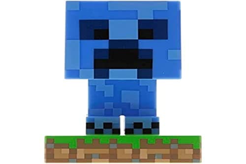 Image of Minecraft Charged Creeper Icon Light Up Figure, Officially Licensed Collectible