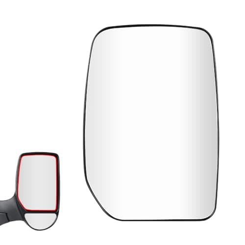 Image of SENZEAL Wing Mirror Upper Glass Non-Heated Right for Ford Transit MK6 MK7 2000-2013 Driver Side Mirror Replacement YC15-17K740-BA 4059965 (Right)