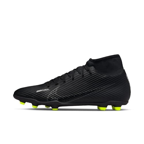 Image of NIKE DJ5961-001 Mercurial Superfly 9 Club FG/MG Sneaker Male Black/DK Smoke Grey-Summit White-Volt UK 10
