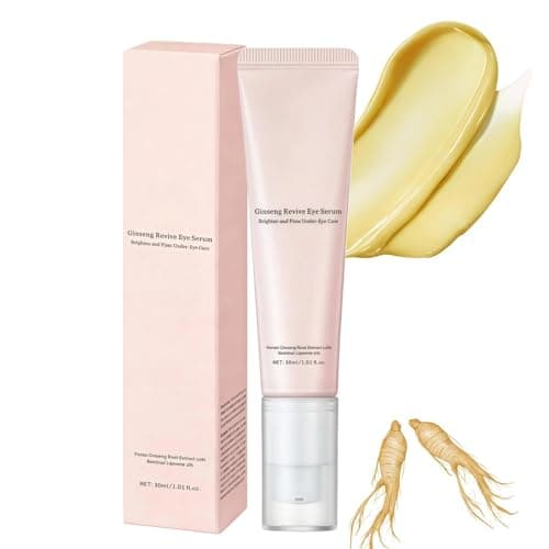 Image of Revive Eye Serum: Ginseng + Retinal, Under Eye Cream for Dark Circles, Puffy Eyes & Eye-Bags, Hydrating & Reduces Wrinkles