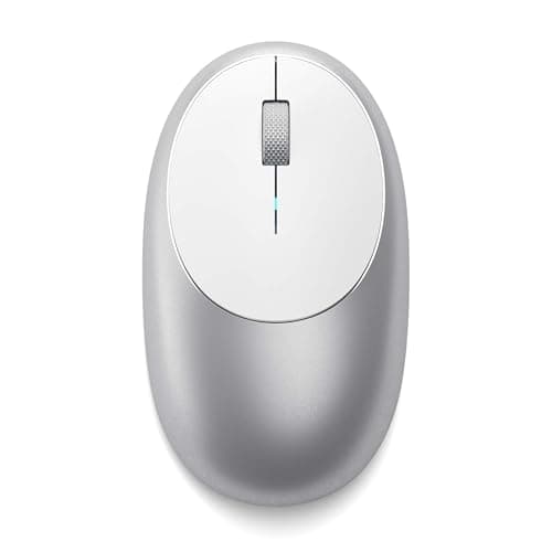 Image of Satechi M1 Wireless Bluetooth Mouse, USB-C Rechargeable, 1200 DPI, Compact & Portable for MacBook Air & Pro M5 M4, iPad Air & Pro M5 M4 M3, iPad Mini, Mac Mini, iMac & Windows - Silver
