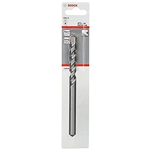 Image of Bosch 2608597666 CYL-3 Concrete Drill Bit, 11mm x 90mm x 150mm, SIlver