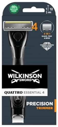 Image of Wilkinson Sword Quattro Titanium Precision Men's Razor