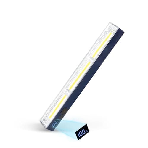 Image of Rechargeable Lights 4000 Lumens 30CM Camping Light LED Tube Work Light Bar, 3 Lighting Mode 5000mAh Portable IPX6 Waterproof Magnetic Emergency Lamp for Camping, Fishing, Shed Tent Lantern
