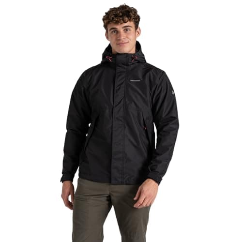 Image of Craghoppers Men's Ossus Waterproof Jacket DofE Awards Approved Hiking Coat S Black