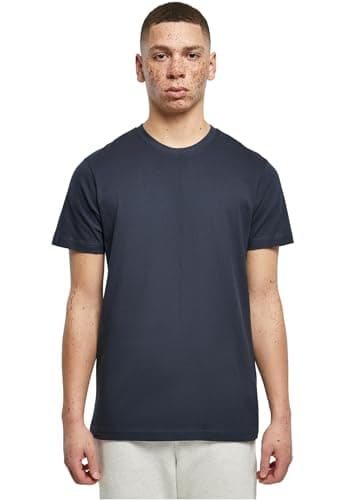 Image of Urban Classics Men's Basic Tee T Shirt, Navy, 3XL UK