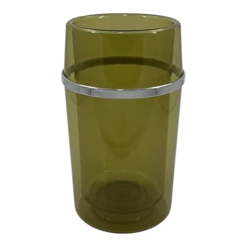 Image of Chabrias Ltd Smoked Acrylic Wine Cooler - Double Wall Insulated Bottle Cooler for Wine, Champagne, Tabletop, Parties, BBQs - Elegant Bottle Chiller Keeps Drinks Cold, Made in UK