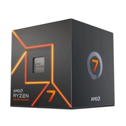 Image of AMD Ryzen™ 7 7700 Processor with Wraith Stealth Cooler (8 cores / 16 threads, unlocked. Zen 4 architecture. 40 MB L2+L3 cache. 65W TDP. Boost clock up to 5.3 GHz. AM5 socket. DDR5 & PCIe 5.0)