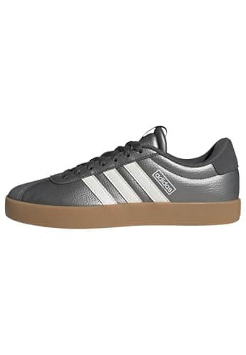 Image of adidas Women's VL Court 3.0 Shoes, Iron met./core White/Grey Five, 6 UK