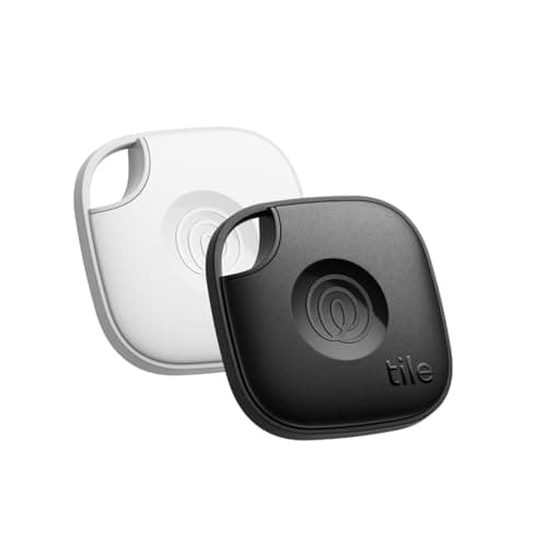 Image of Tile by Life360 Mate - Bluetooth Tracker, Keys Finder and Item Locator for Keys, Bags and More. Phone Finder, Both iOS and Android Compatible, Pack of 2 (Black/White)