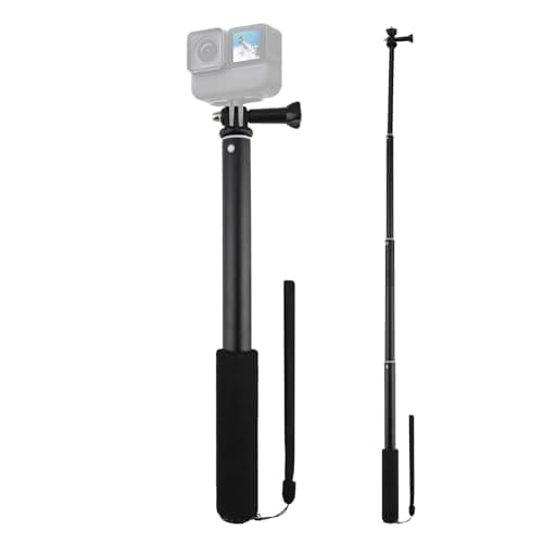 Image of 36"/92cm Extendable Waterproof Selfie Stick for GoPro Hero 13/12/11/10/9/8/7/6/5 DJI Osmo Pocket 3 Insta360 X4/X5 AKASO Action Camera, Adjustable 30-92cm Underwater Selfie Stick for Action Sports