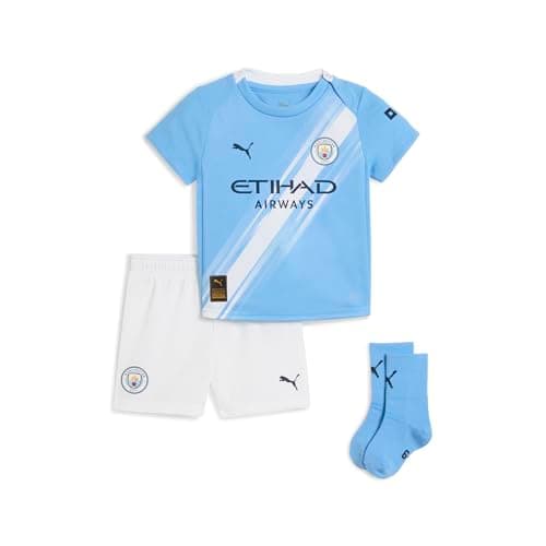 Image of PUMA Manchester City Kids Home Baby Kit 2025/26 Season - Team Light Blue - Size: 6-9 Month
