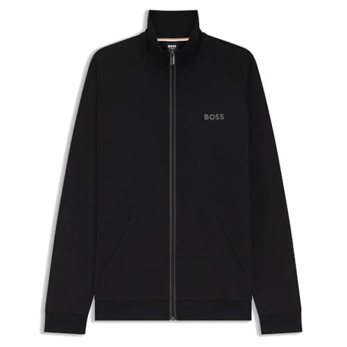 Image of BOSS Men's Loungewear Jacket, Black 004, XXL