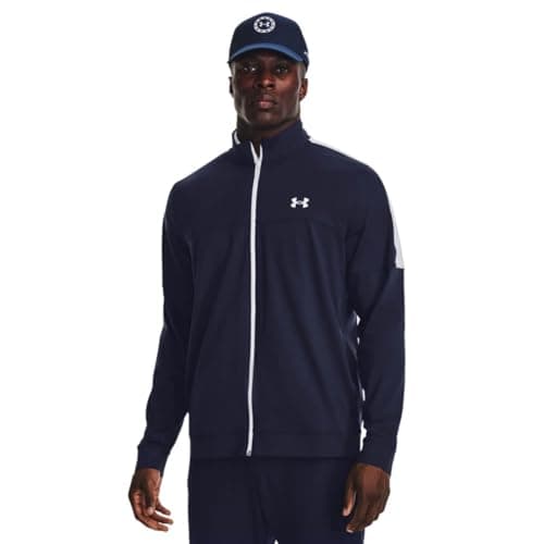 Image of Under Armour Mens Storm Midlayer Full Zip Performance Jacket Midnight Navy M