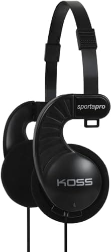 Image of Koss 155475 "SPORTA PRO" Headphones (3.5 mm Jack) iMac/Laptop/DJ/MP3 Players - Black