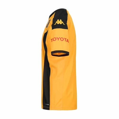 Image of Kappa Kombat Home AM ACT Jersey Kaizer | Man | Size M | Yellow/Black/Sponsor