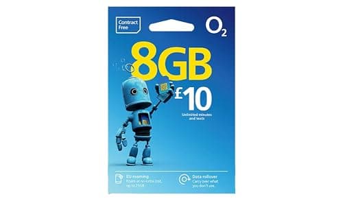 Image of O2 Pay As You Go Sim Card, blue