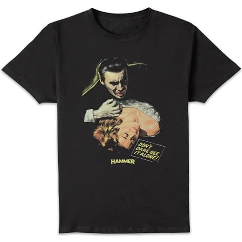 Image of Hammer Horror Dracula Don't Dare See It Alone Men's T-Shirt - Black 3XL