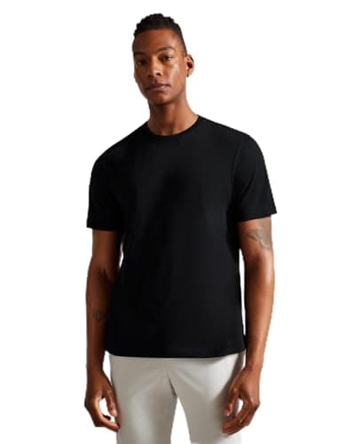 Image of Ted Baker London tywinn-ss regular plain t-shirt, black, xl