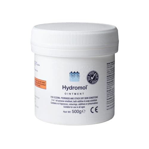 Image of Hydromol Ointment - Intensive Emollient for Very Dry & Itchy Skin - For Psoriasis, Flare-prone Eczema & Dermatitis - Helps Protect & Prevent Moisture Loss - 500g Tub