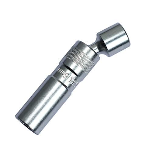 Image of DPTOOL 16mm Magnetic Thin Wall Spark Plug Socket Universal Joint 3/8-Inch Drive Swivel Socket Removal Tool 12pt 96L (16mm) Compatible with BMW