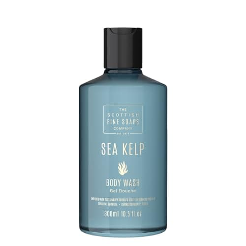 Image of Scottish Fine Soaps - Sea Kelp Natural Body Wash - Bath and Shower Gel - Rich in Minerals and Anti-Oxidants - 100% Recycled Packaging - Sensitive Formula - Vegan Friendly - 300ml