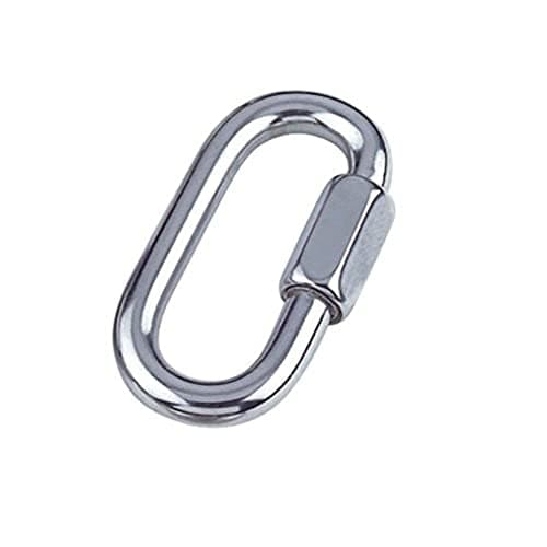 Image of Merriway BH04987 (2 Pcs) Quick Link Chain Repair Shackles, M6 (1/4 inch) A2 316 Marine Grade Stainless Steel - Pack of 2 Pieces