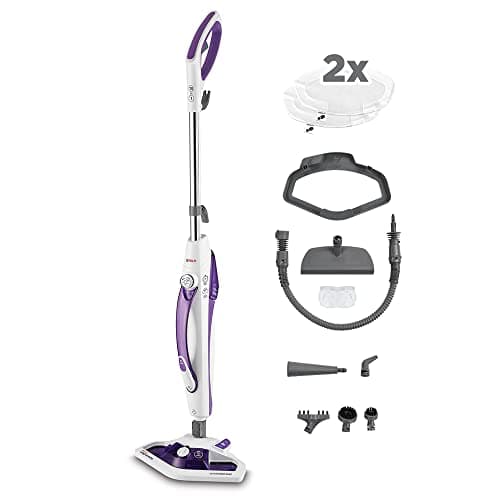 Image of Polti Vaporetto SV440_Double 2- in-1 Steam Mop with Handheld Cleaner, Vaporforce Brush, 11 Accessories