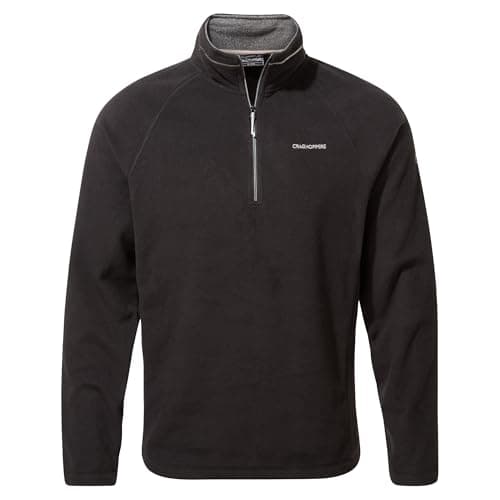 Image of Craghoppers Men's Corey HZ Fleece Sweater, Black, S
