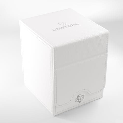 Image of Gamegenic | Squire Plus 100+ XL Convertible White Commander Deck Box | Card Holder