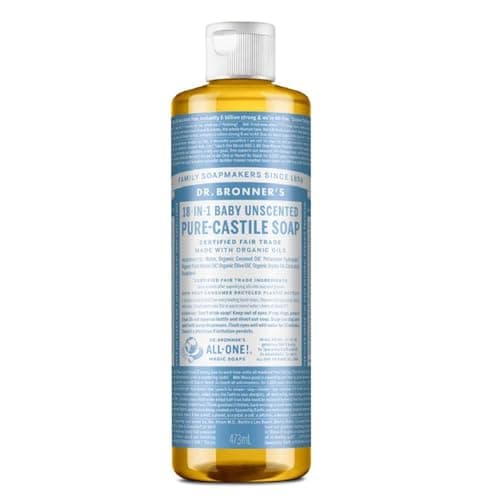 Image of DR BRONNERS Organic Baby Pure Castille Liquid Soap 473ml (PACK OF 1)