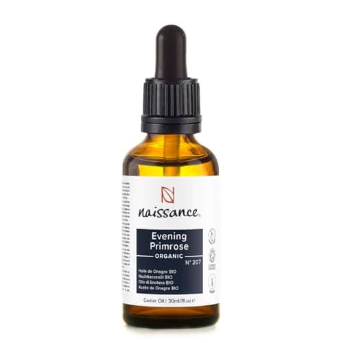 Image of Naissance Organic Evening Primrose Oil (No. 207) - 30ml - Natural, Vegan - Nourishing and Hydrating for All Skin Types