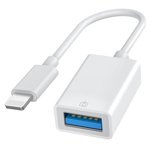 Image of [Apple MFi Certified] Lightning to USB Adapter for iPhone 14 13Pro/Max USB Camera Adapter for iPhone, OTG Adaptor Supports Flash Drive, Card Reader, Mouse, Keyboard, MIDI, Microphones