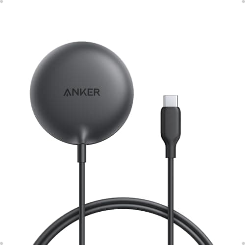 Image of Anker MagSafe Charger Pad Compatible, MagGo iPhone 16 Wireless Charging Pad, Qi2 Certified 15W Wireless Charger, For iPhone 16/16 Plus/16 Pro/16 Pro Max/15/14/13/12 Series (Charger Not Included)