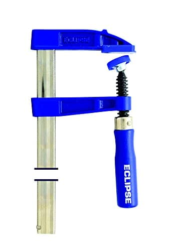 Image of Eclipse Professional Tools EC-SC80R24 80mm Depth Screw Clamp 600mm (24") Clamping Capacity, Blue and Silver