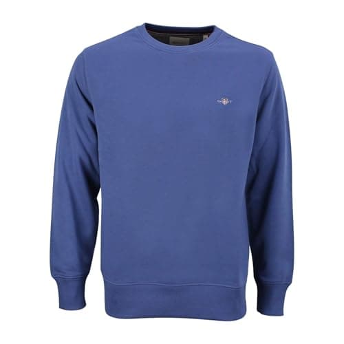 Image of GANT REG Shield C-Neck Sweat, Blue (vintage blue), M